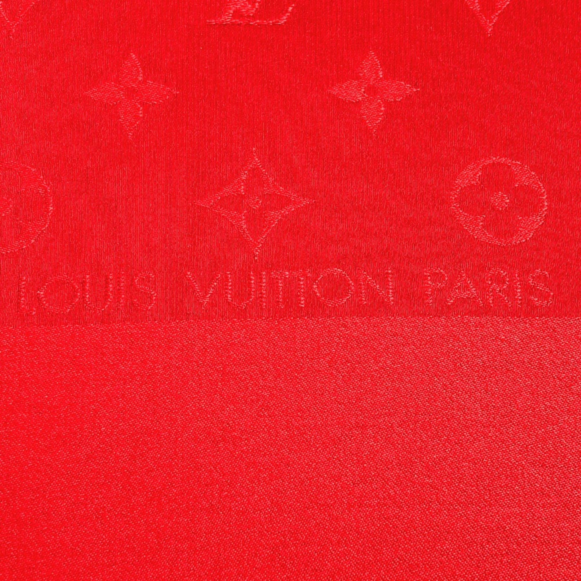 Louis Vuitton Scarf Red