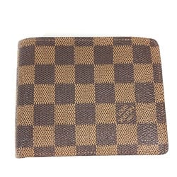 Louis Vuitton N60011 Damier Compact wallet Folded wallet Ebene Brown
