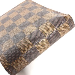 Louis Vuitton N60011 Damier Compact wallet Folded wallet Ebene Brown