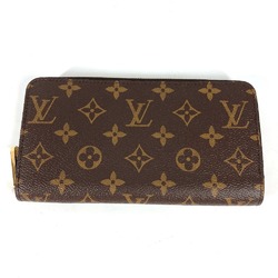 Louis Vuitton M42616 Monogram Zip Around Long Wallet Brown