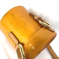 Louis Vuitton M91100 MonogramVernis Bucket Crossbody Pochette Shoulder Bag yellow