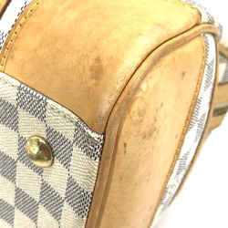 Louis Vuitton N52001 Damier Azur Mini Duffle Bag Hand Bag White