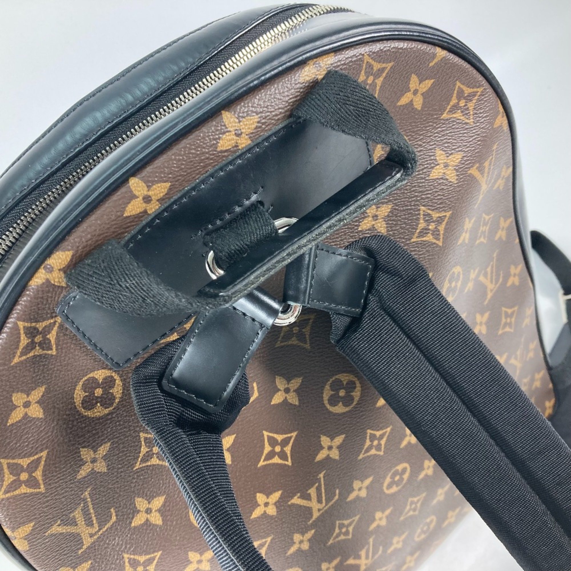 Louis Vuitton M45349 Monogram-Macassar backpack bag Backpack Brown Black