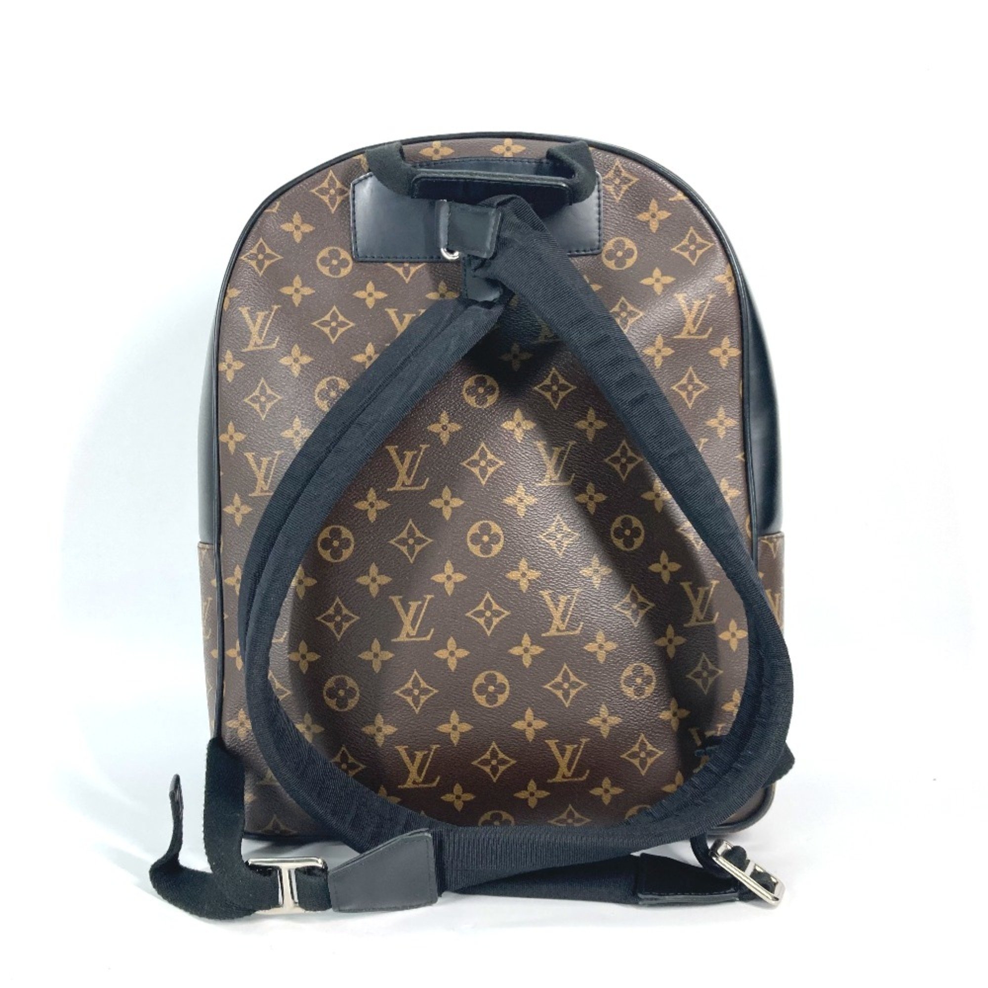 Louis Vuitton M45349 Monogram-Macassar backpack bag Backpack Brown Black