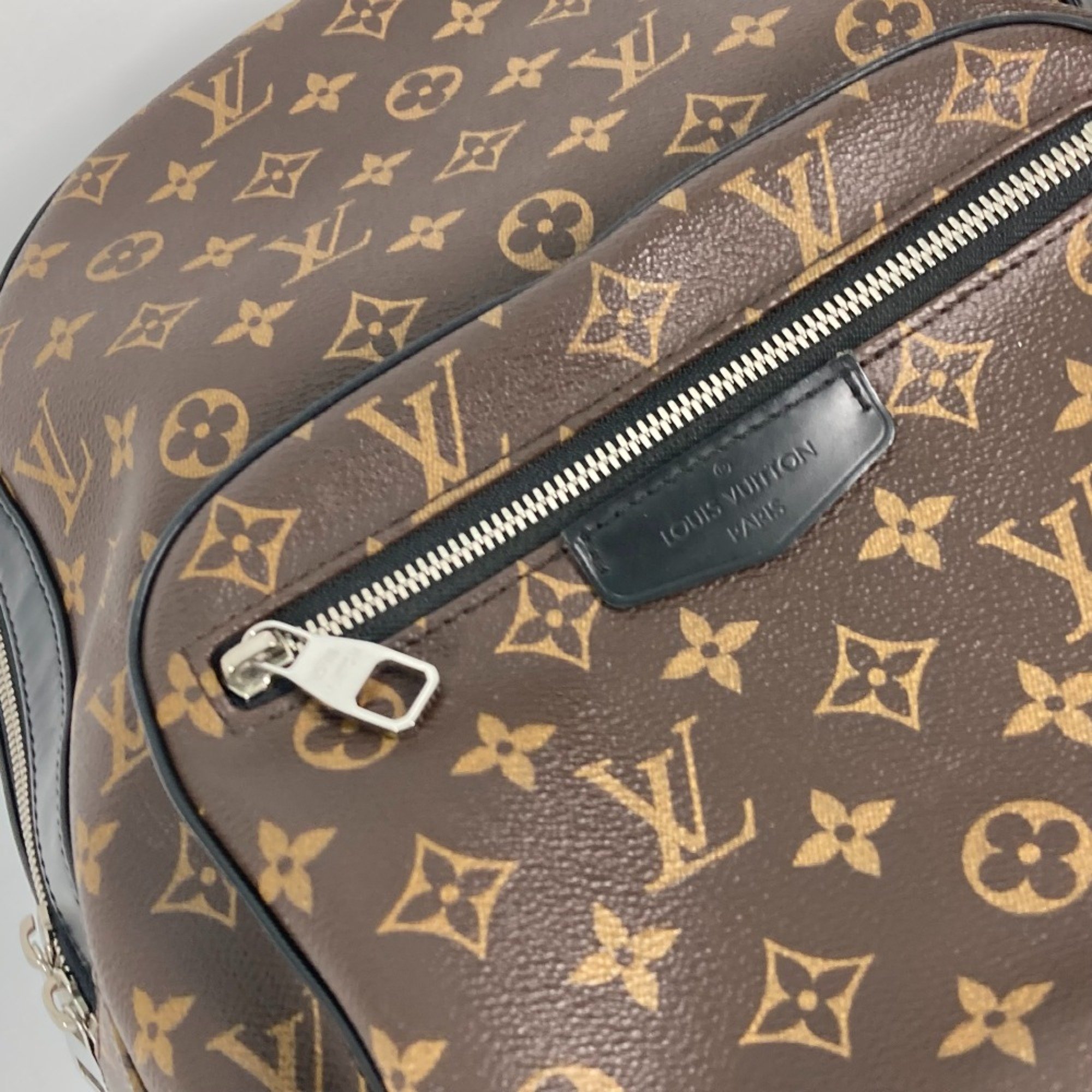 Louis Vuitton M45349 Monogram-Macassar backpack bag Backpack Brown Black