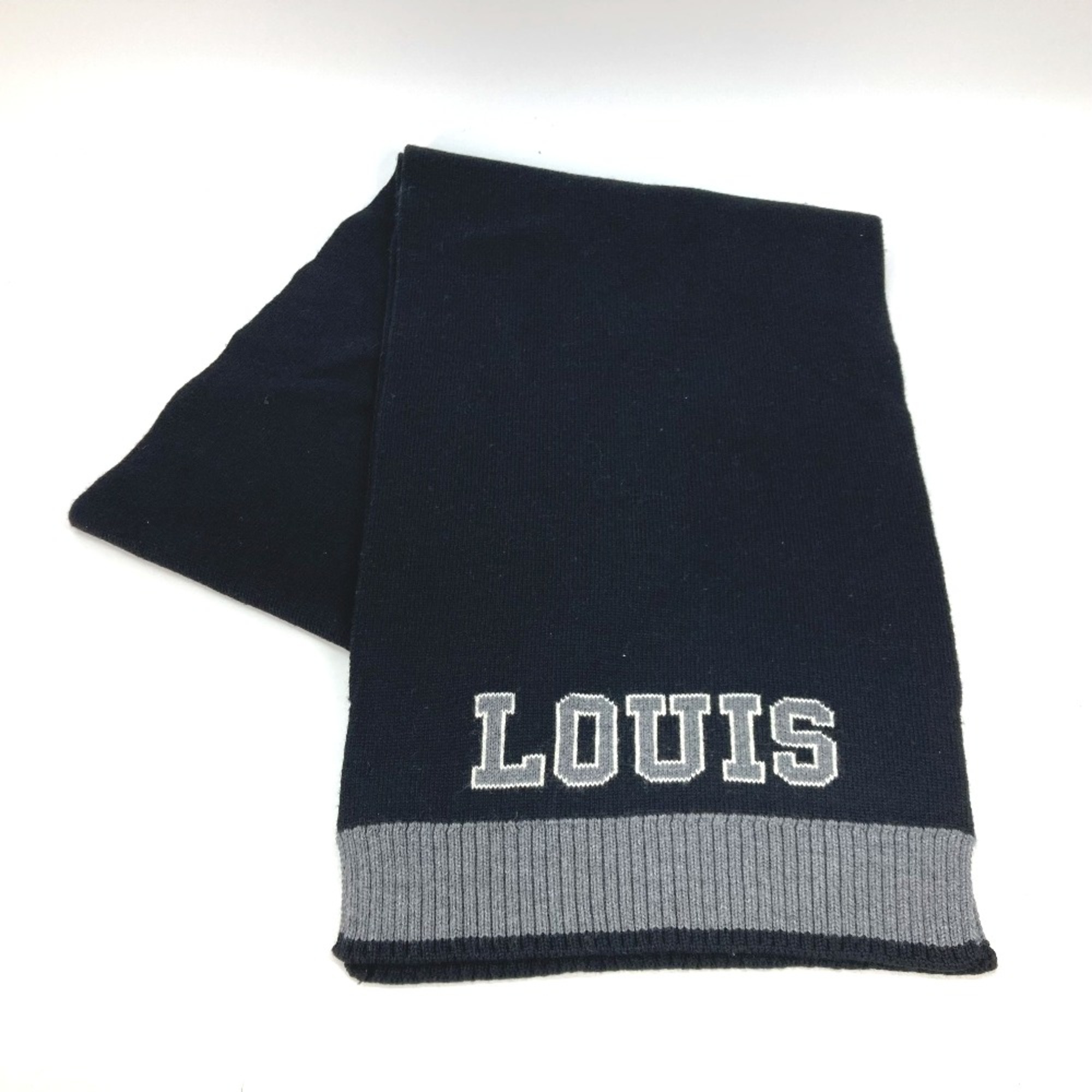 Louis Vuitton M71234 Scarf Black gray