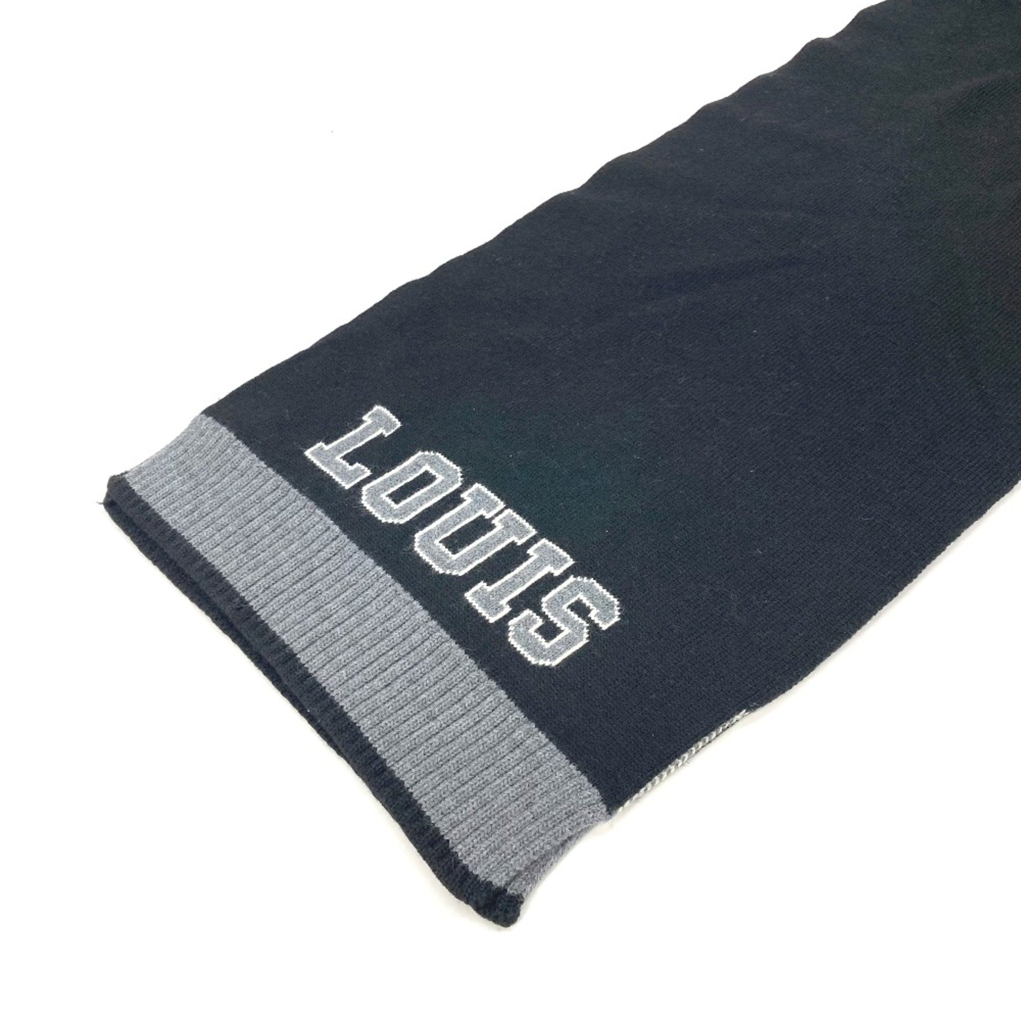 Louis Vuitton M71234 Scarf Black gray