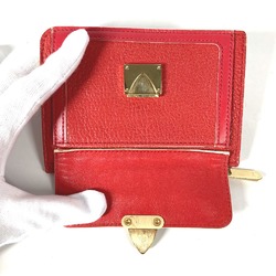 Louis Vuitton M91938 Suhali Coin Compartment Wallet coin purse Geranium Red