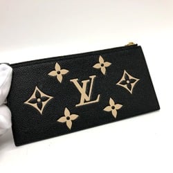 Louis Vuitton M80482 MonogramEmpreinte Chain wallet Shoulder Bag Long Wallet Black Wine Red/GoldHardware