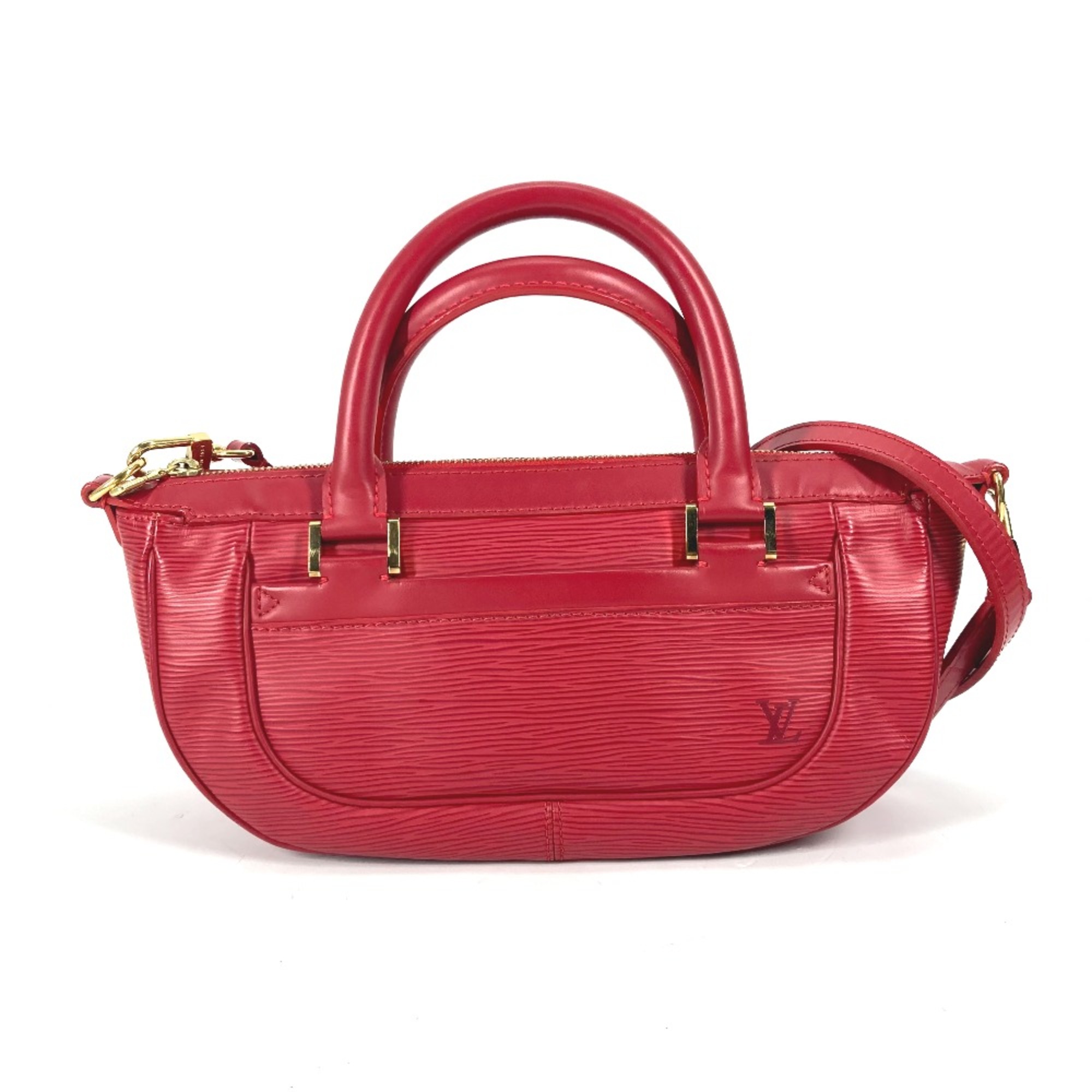 Louis Vuitton M5891E Epi 2WAY Shoulder Bag Crossbody Hand Bag Castilian red Red