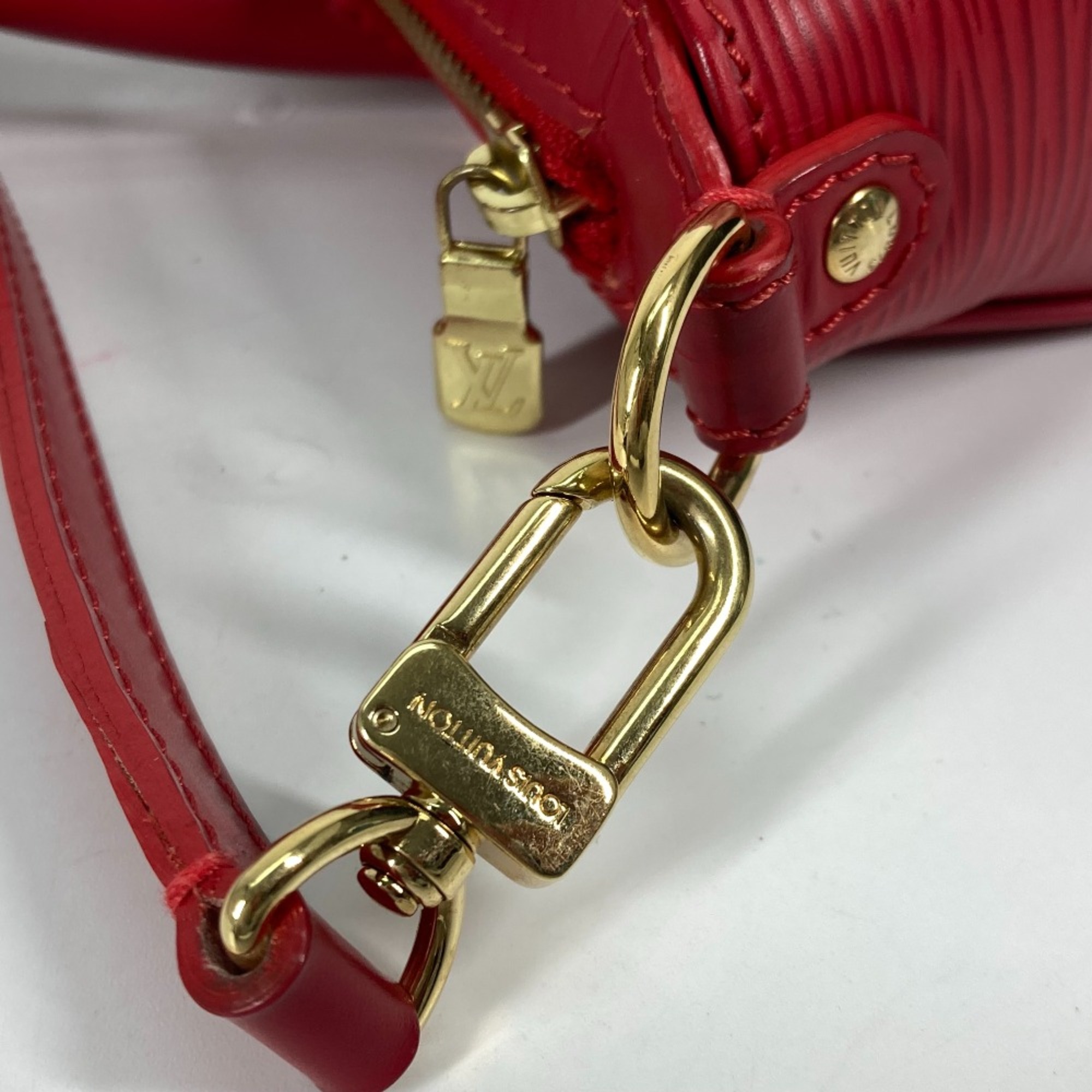 Louis Vuitton M5891E Epi 2WAY Shoulder Bag Crossbody Hand Bag Castilian red Red