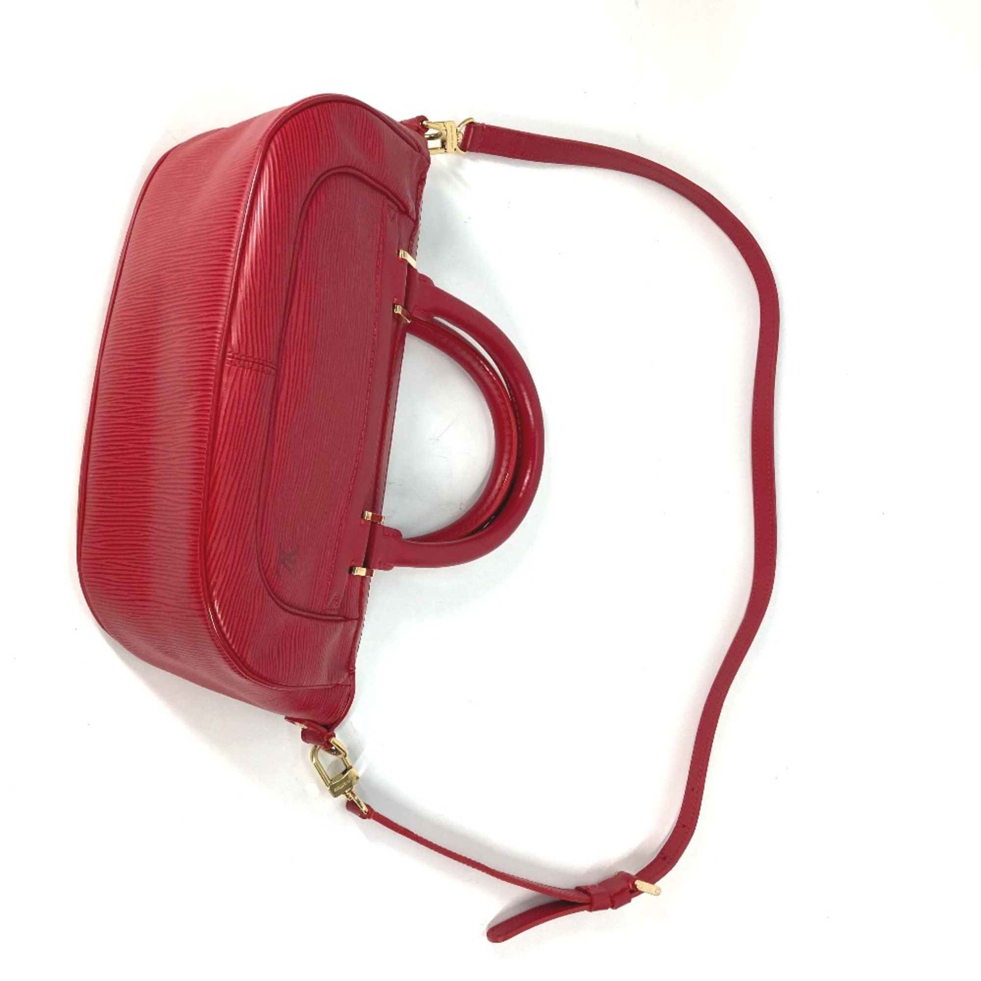 Louis Vuitton M5891E Epi 2WAY Shoulder Bag Crossbody Hand Bag Castilian red Red