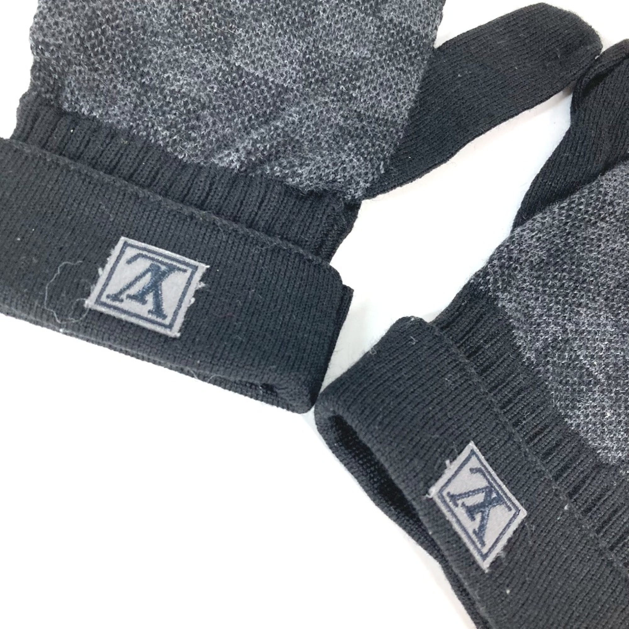 Louis Vuitton M70006 Damier Graphite Glove gloves Black