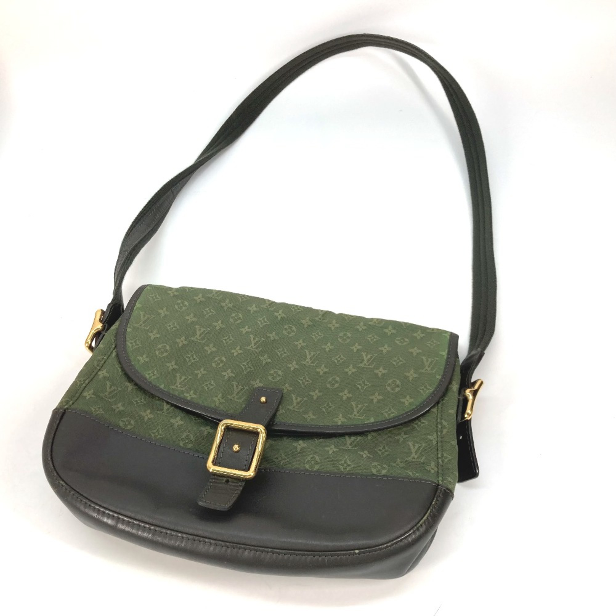 Louis Vuitton M92693 Monogram mini Crossbody bag Pochette Shoulder Bag khaki