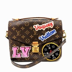 Louis Vuitton M43991 Patchies 2WAY bag Hand Bag Brown Multicolore/GoldHardware