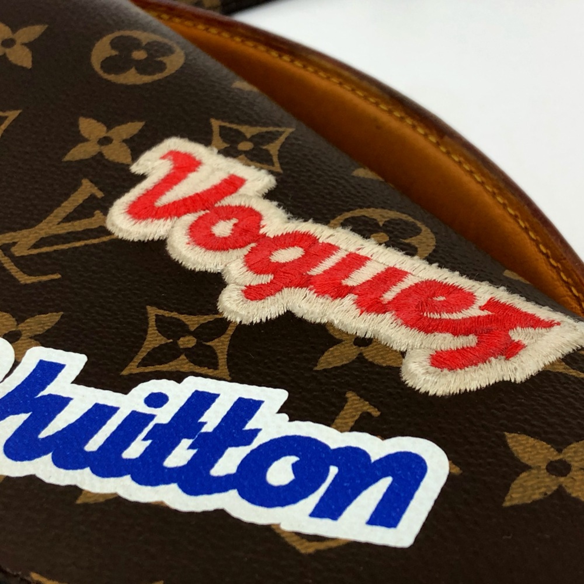 Louis Vuitton M43991 Patchies 2WAY bag Hand Bag Brown Multicolore/GoldHardware