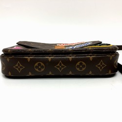 Louis Vuitton M43991 Patchies 2WAY bag Hand Bag Brown Multicolore/GoldHardware