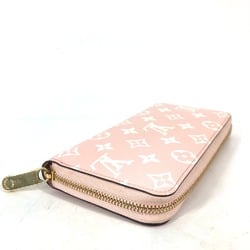 Louis Vuitton M67550 Monogram-Giant Zip Around Long Wallet Pink x Red