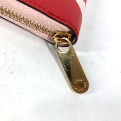 Louis Vuitton M67550 Monogram-Giant Zip Around Long Wallet Pink x Red