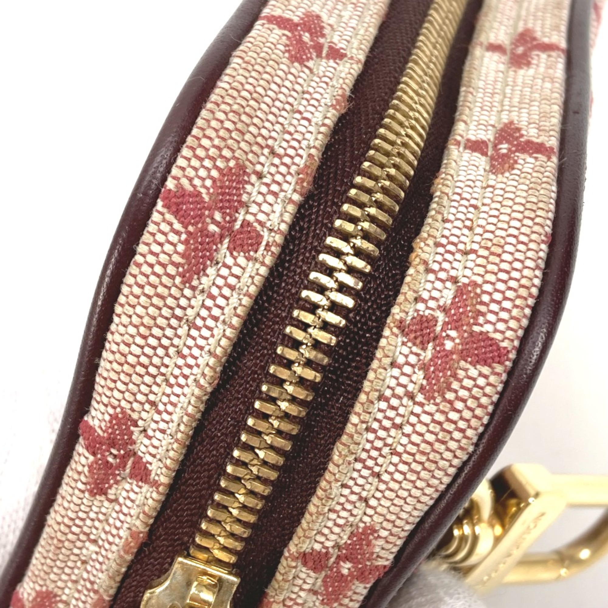 Louis Vuitton M60001 Monogram mini Shoulder Bag Pochette with strap Pouch Cherry Red