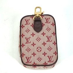 Louis Vuitton M60001 Monogram mini Shoulder Bag Pochette with strap Pouch Cherry Red