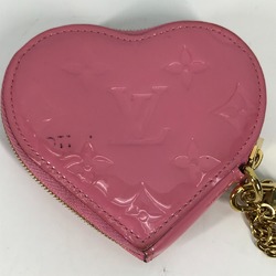 Louis Vuitton M90496 MonogramVernis Coin Compartment Wallet Chain coin purse pink