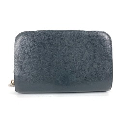 Louis Vuitton M30182 Clutch Bag Taiga With strap Cluch Bag Ardoise Black