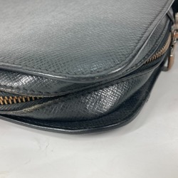 Louis Vuitton M30182 Clutch Bag Taiga With strap Cluch Bag Ardoise Black