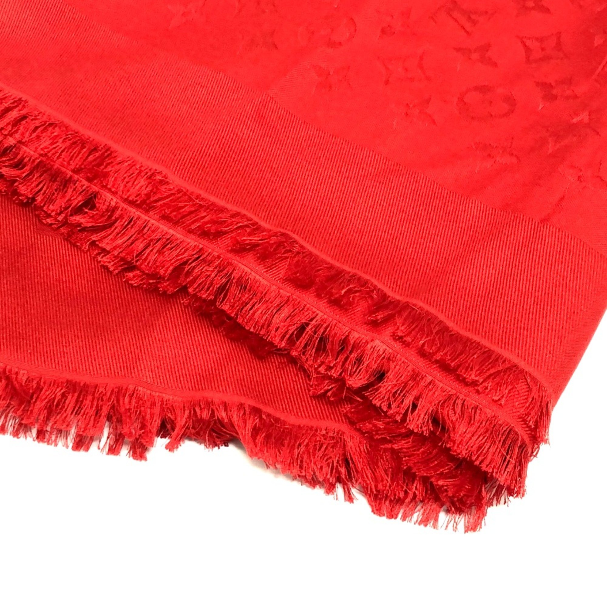 Louis Vuitton M72237 Scarf large shawl Stole/Shawl Red