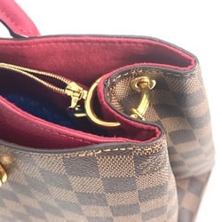 Louis Vuitton N40052 Riverside Damier LV Charm Tote Bag Shoulder Bag Shoulder Bag Hand Bag RedBased Brown