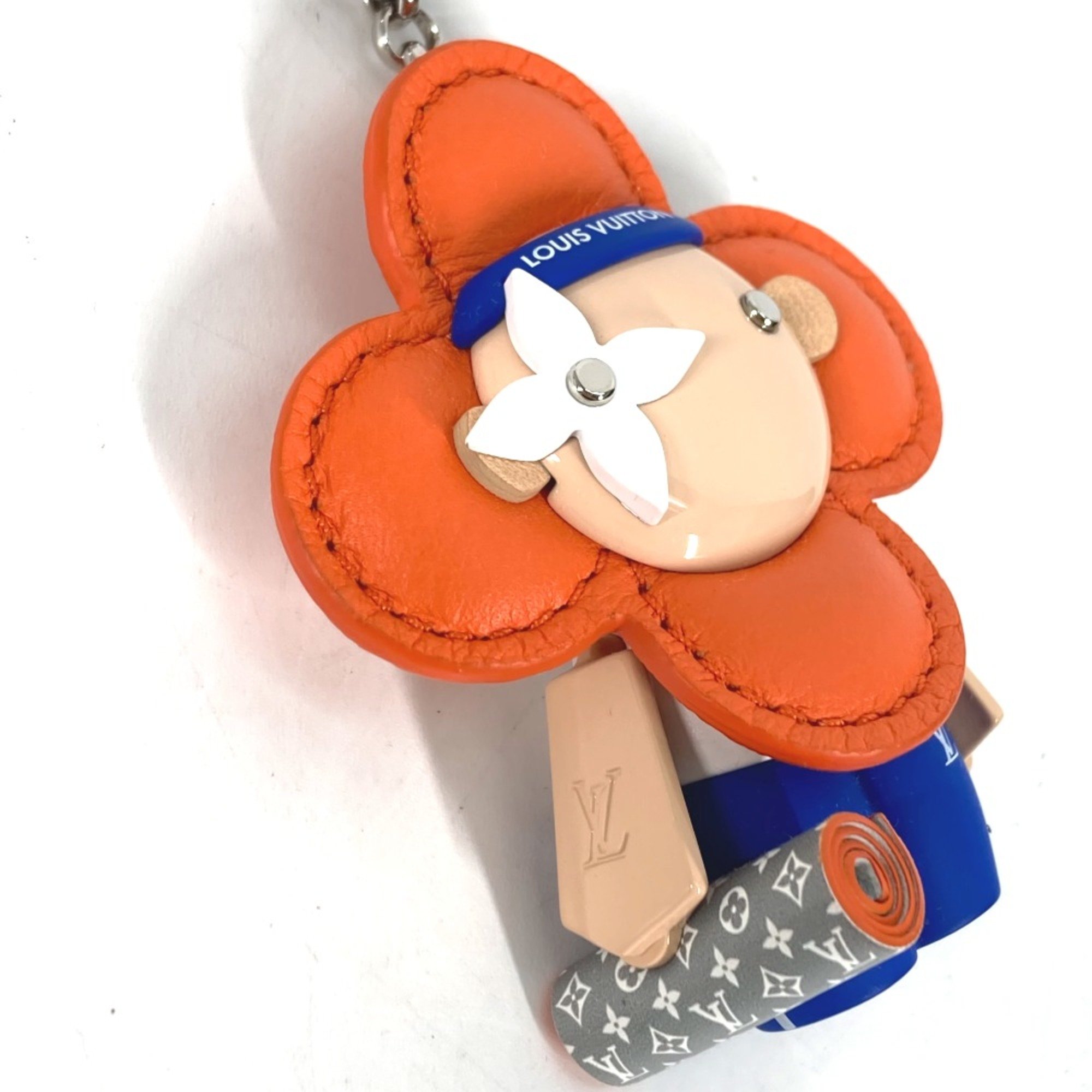 Louis Vuitton M01198 Bag Charm Key Holder Orange blue