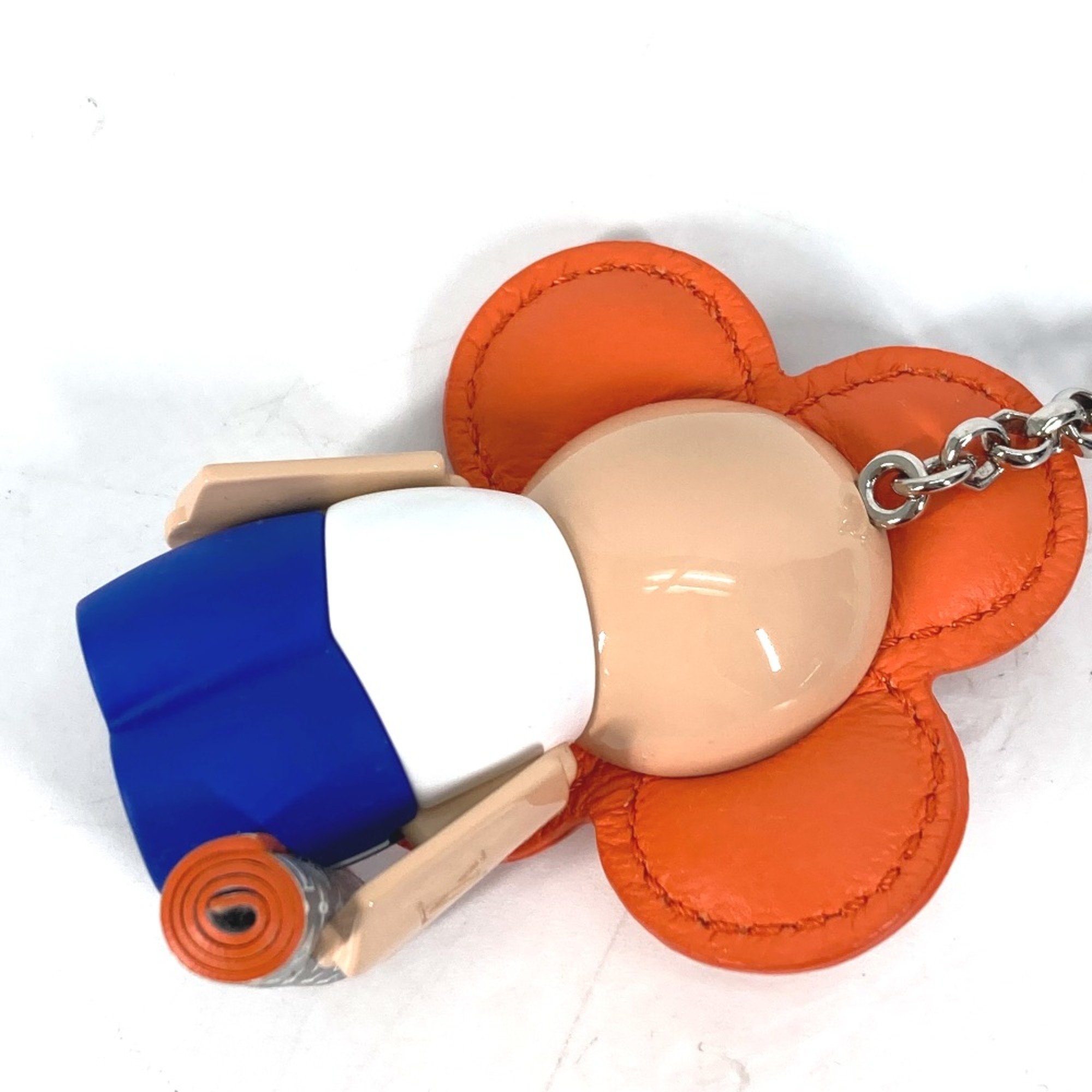 Louis Vuitton M01198 Bag Charm Key Holder Orange blue