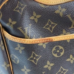 Louis Vuitton M47270 Monogram Tote Bag Shoulder Bag Brown