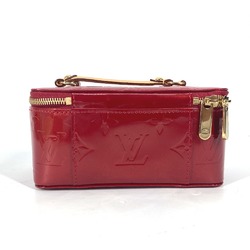 Louis Vuitton M91273 MonogramVernis Vanity Bags Jewelry Cases Accessories Pouch Pomdamul Red