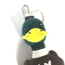 Louis Vuitton MP3222 NIGO collaboration Bag Charm Plush Toy Key Holder Green Brown