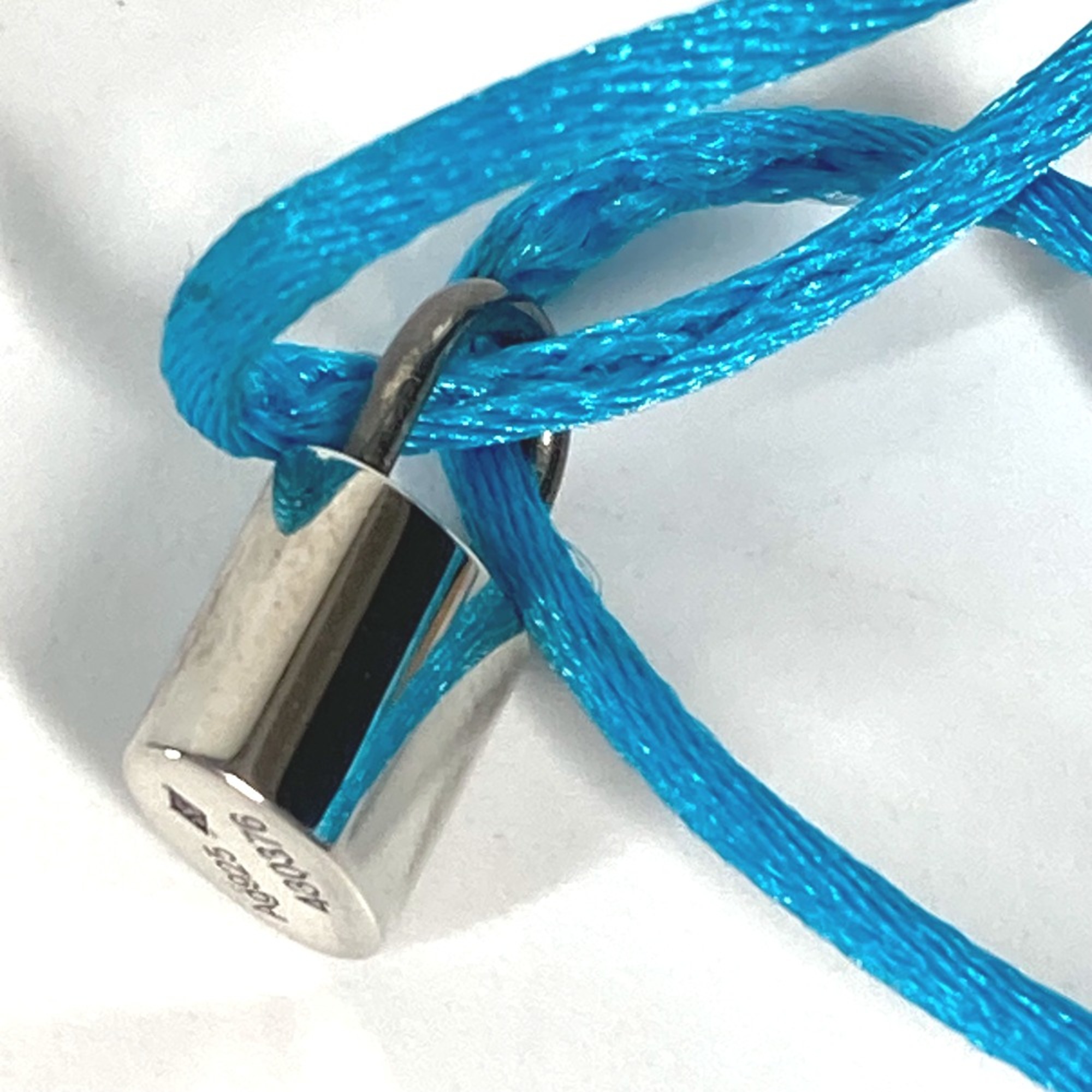 Louis Vuitton Charity Bracelet Bangle Key Bracelet blue Silver