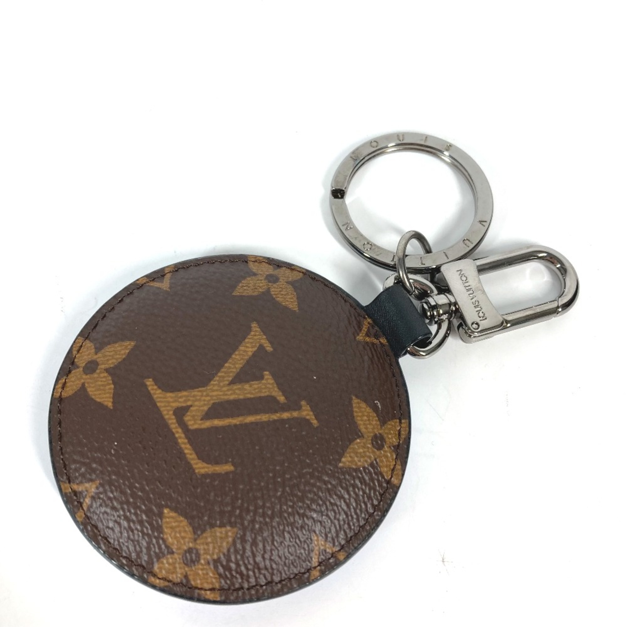 Louis Vuitton M68307 Monogram Key ring Key Holder Bag Charm Blue x Brown