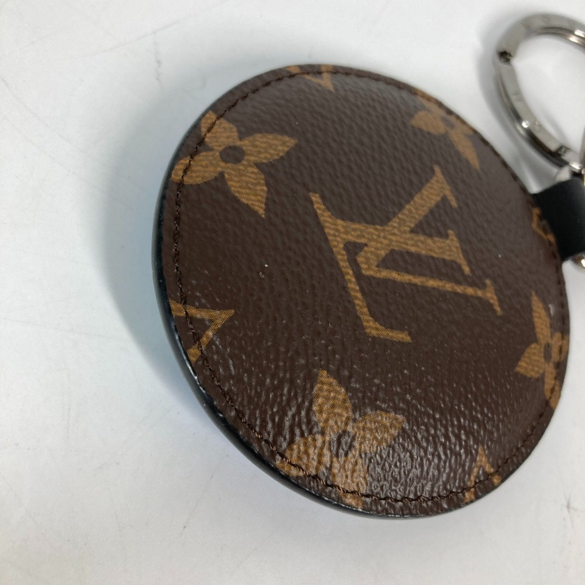 Louis Vuitton M68307 Monogram Key ring Key Holder Bag Charm Blue x Brown