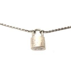 Louis Vuitton Q93559 Accessories padlock motif Necklace Silver