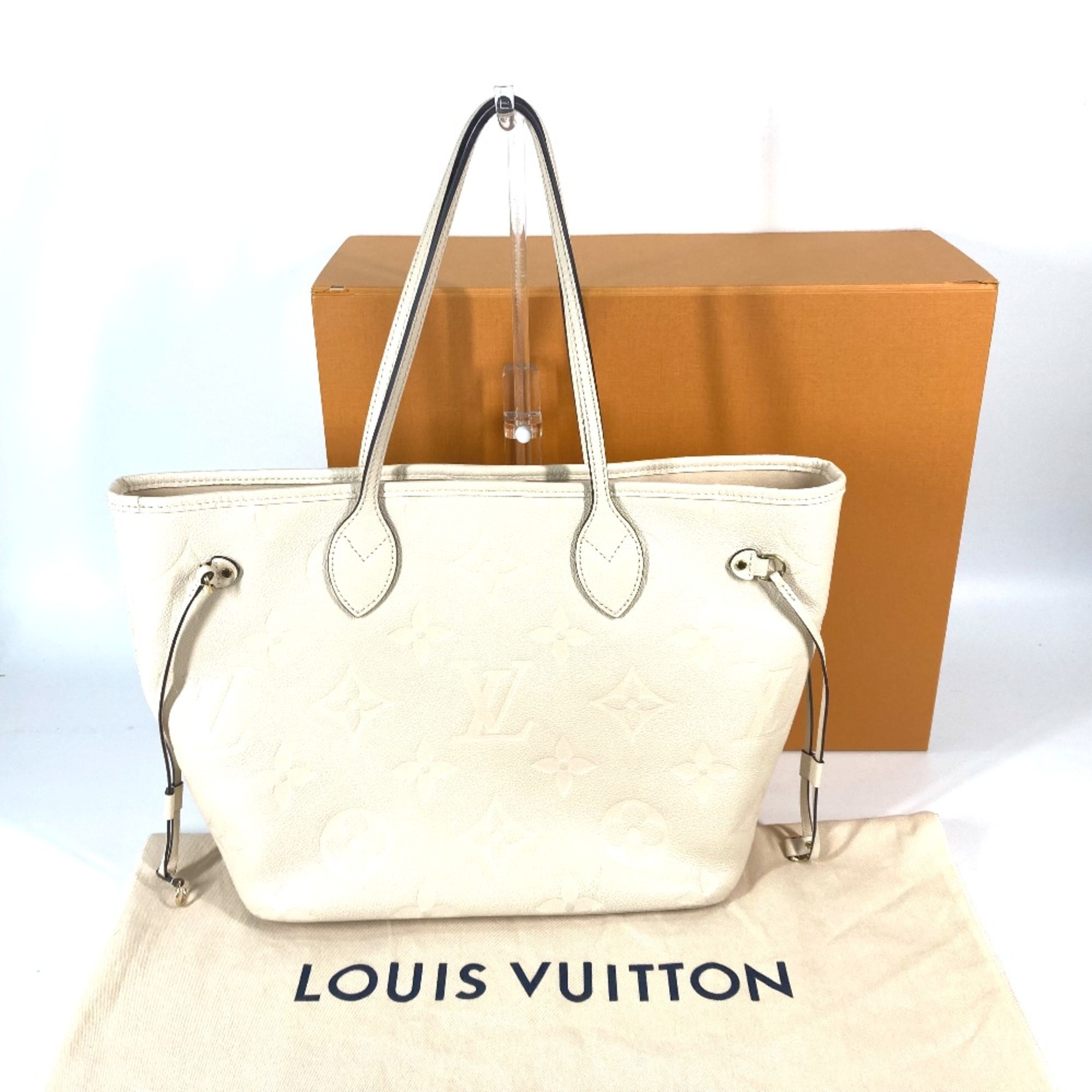 Louis Vuitton M46676 MonogramEmpreinte Shoulder Bag Tote Bag claim Beige