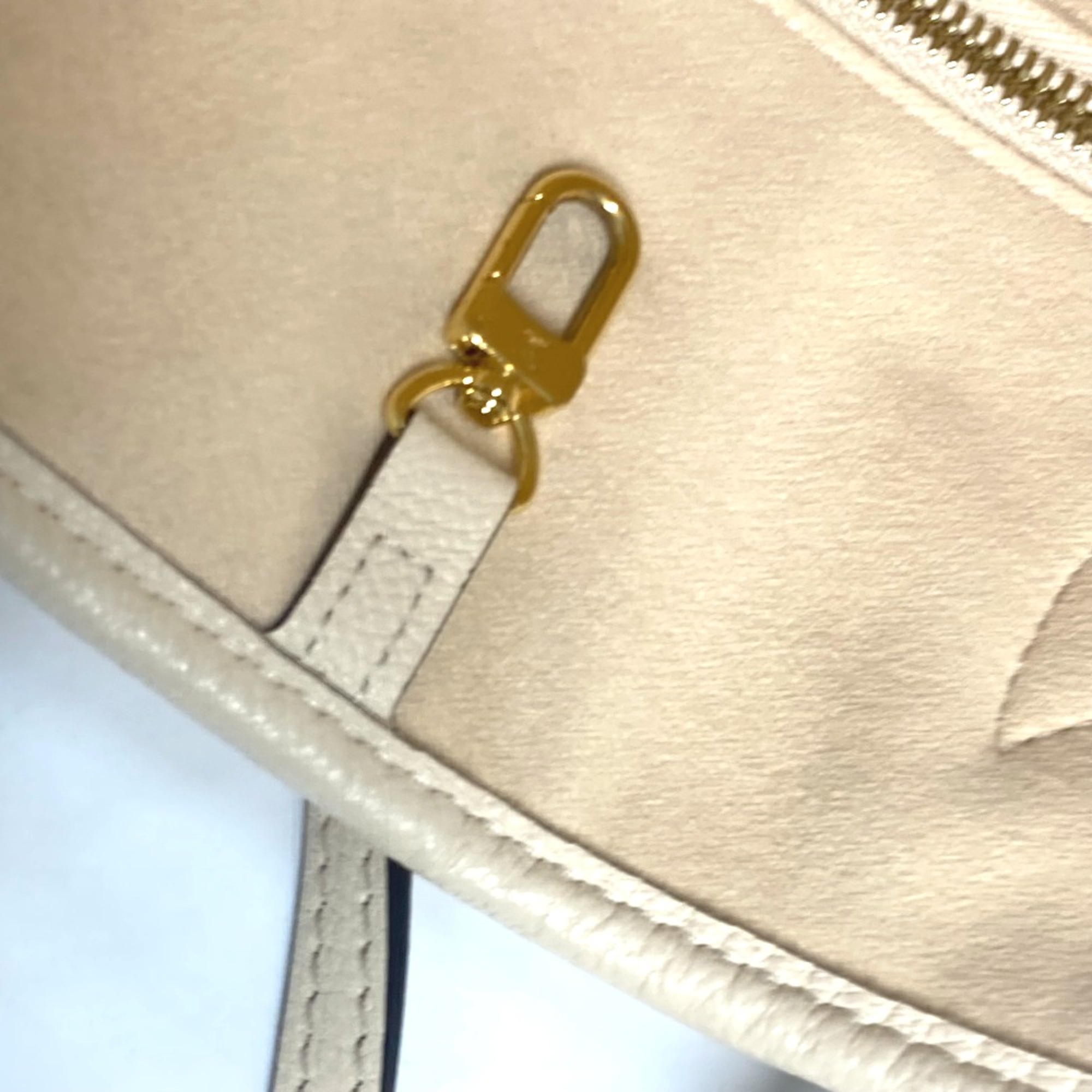 Louis Vuitton M46676 MonogramEmpreinte Shoulder Bag Tote Bag claim Beige