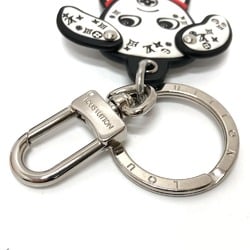 Louis Vuitton M00746 Key chain Bag Charm White x Black SilverHardware