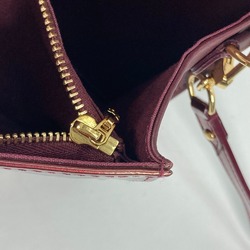 Louis Vuitton M91547 MonogramVernis 2WAY Bag Shoulder Bag Bag Clutch bag Rouge Forvist purple