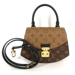 Louis Vuitton M46548 Monogram-Reverse 2WAY Bag Shoulder Bag Bag Crossbody Hand Bag Brown Beige