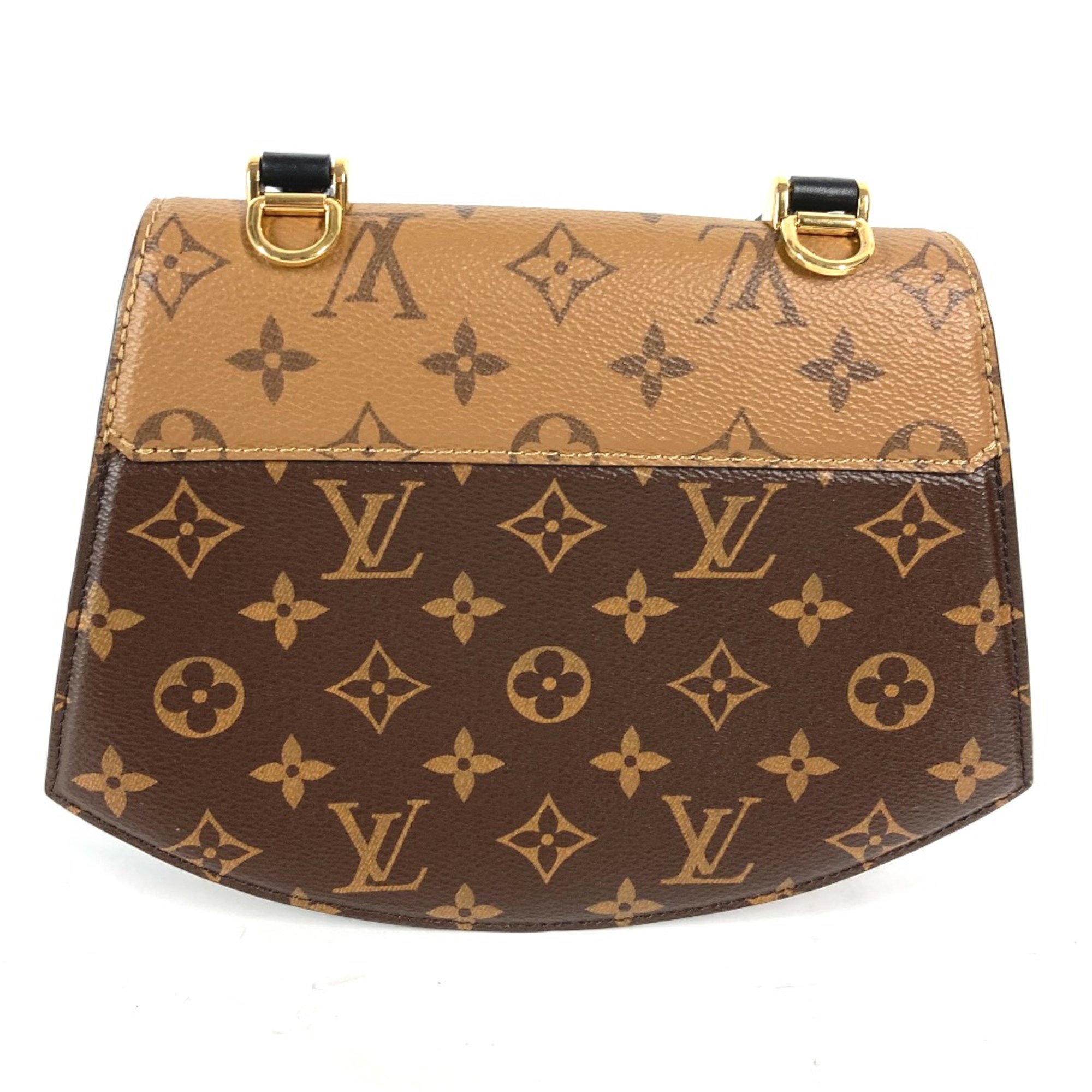 Louis Vuitton M46548 Monogram-Reverse 2WAY Bag Shoulder Bag Bag Crossbody Hand Bag Brown Beige