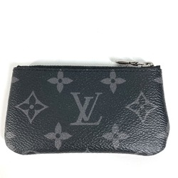 Louis Vuitton M80905 MonogramEclipse Coin Compartment Wallet coin purse Black gray