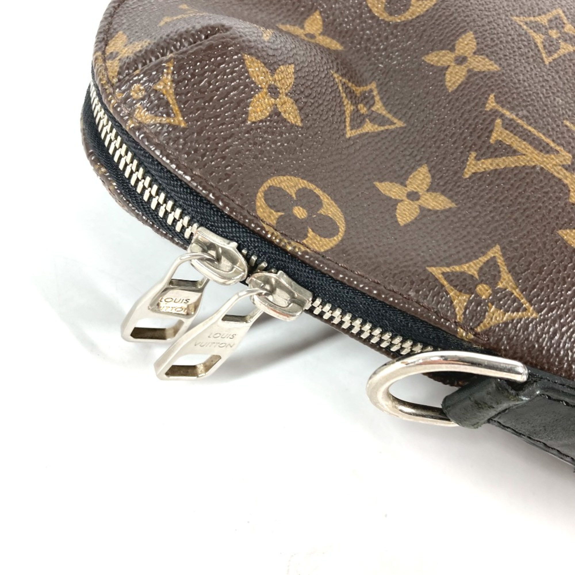 Louis Vuitton M40868 MonogramMacassar business bag bag Hand Bag Brown Black