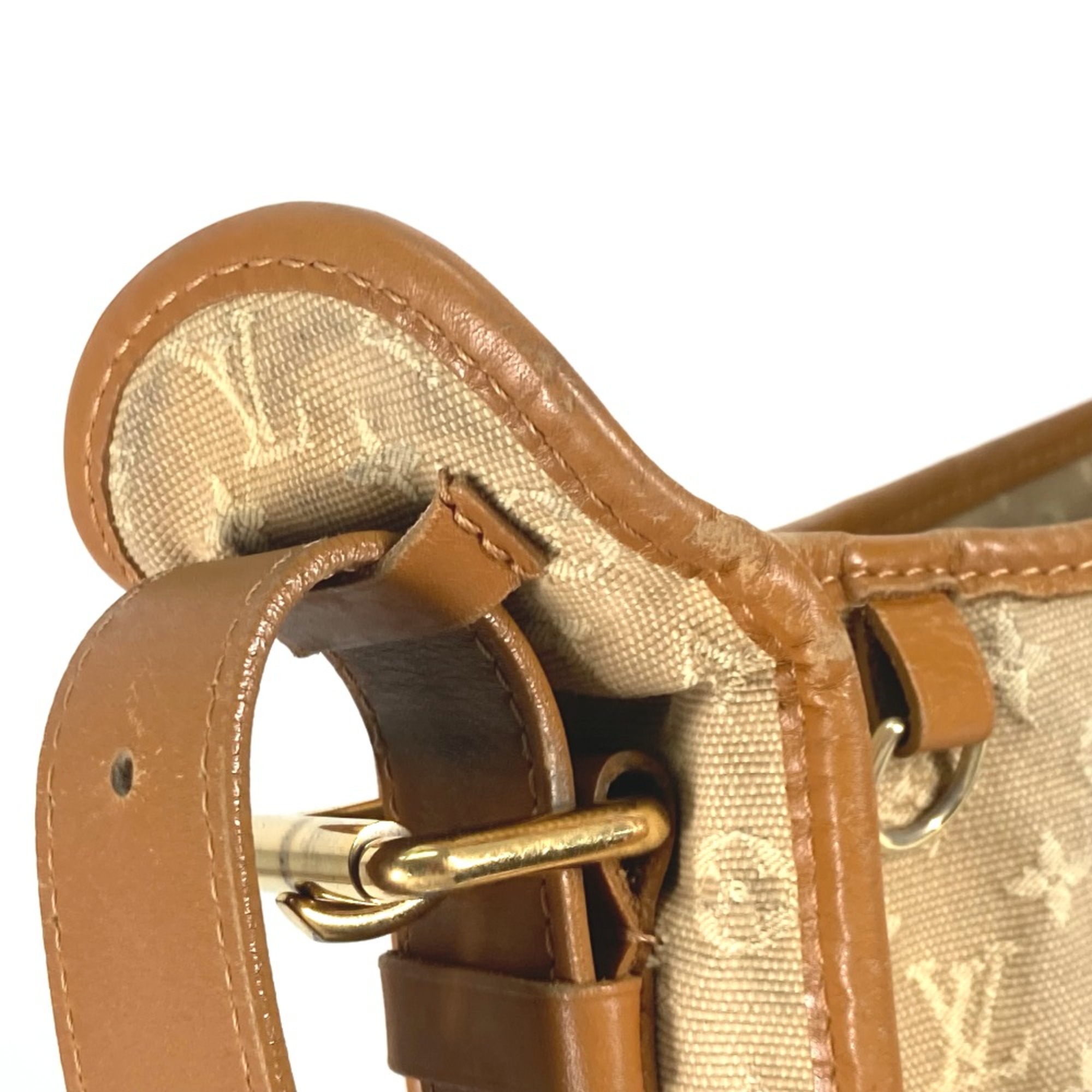 Louis Vuitton M92323 Monogram mini Bag Crossbody Shoulder Bag Beige