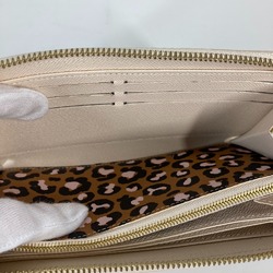 Louis Vuitton M80676 wild at Heart Zip Around Long Wallet claim Beige