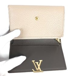 Louis Vuitton M62159 Compact wallet Trifold wallet Galet Beige